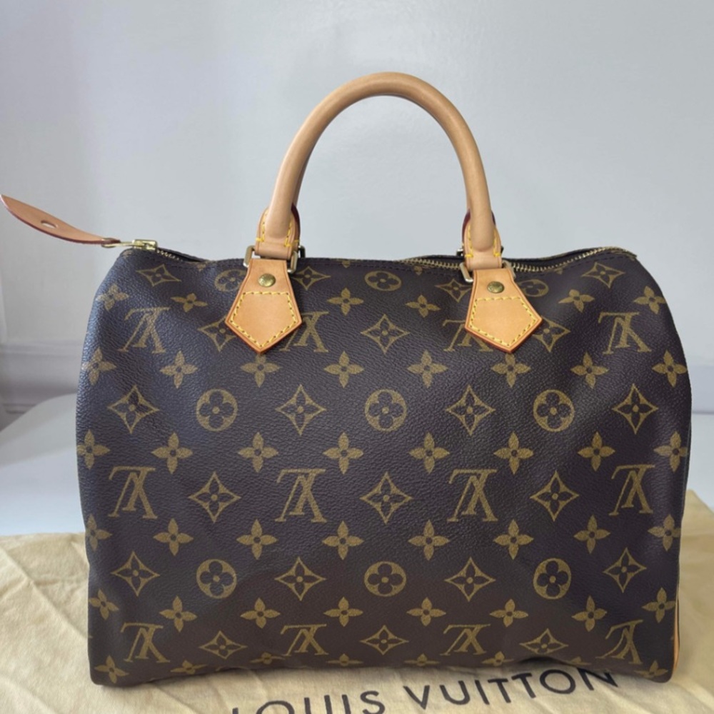 Vintage 1997 Monogram Speedy 30 + dust bag